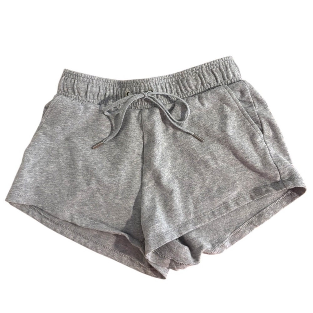 Auden Mid Rise Fleece Shorts - Picture 2 of 4